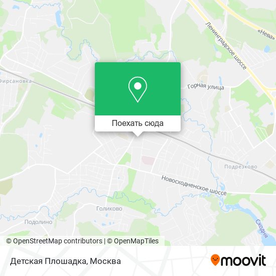 Карта Детская Плошадка