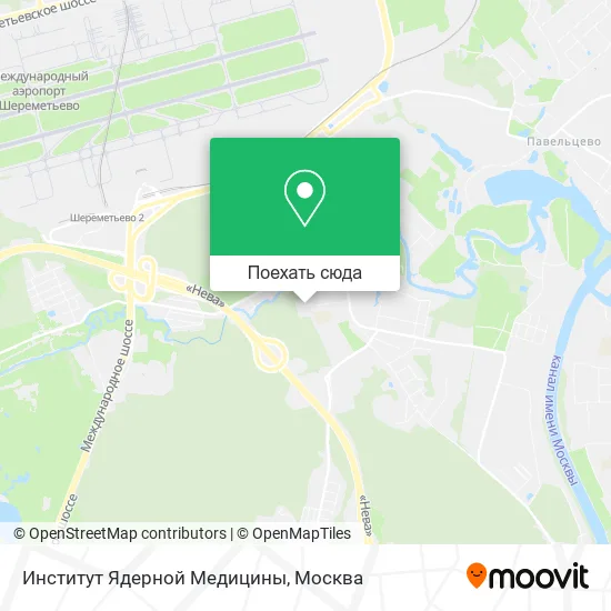 Карта Институт Ядерной Медицины