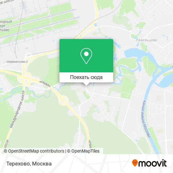 Карта Терехово