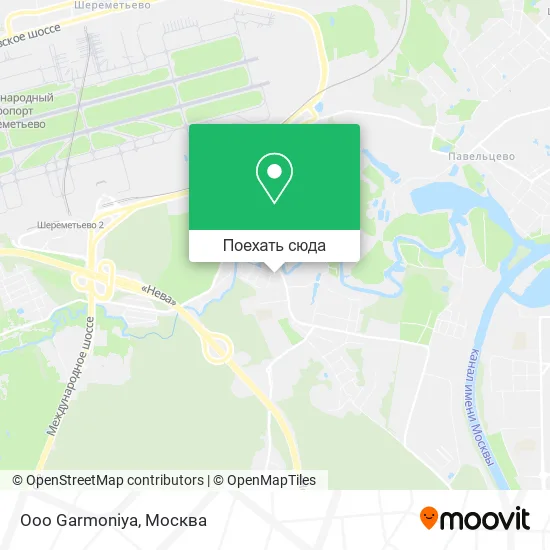 Карта Ooo Garmoniya