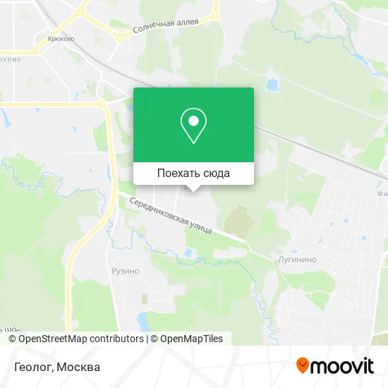 Карта Геолог