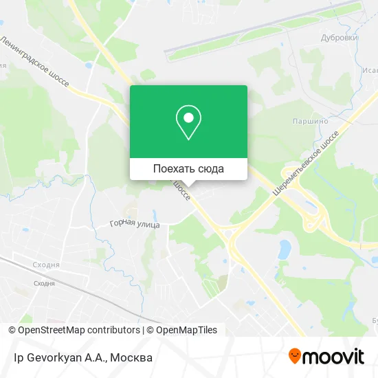 Карта Ip Gevorkyan A.A.