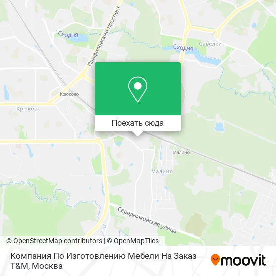 Карта Компания По Изготовлению Мебели На Заказ T&M
