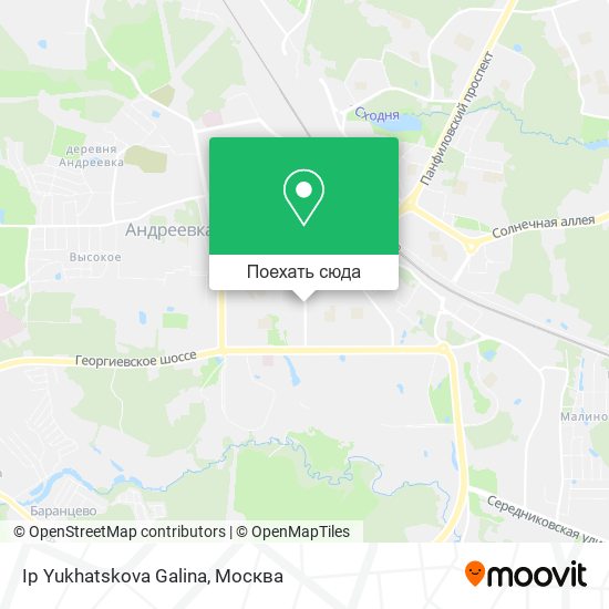 Карта Ip Yukhatskova Galina