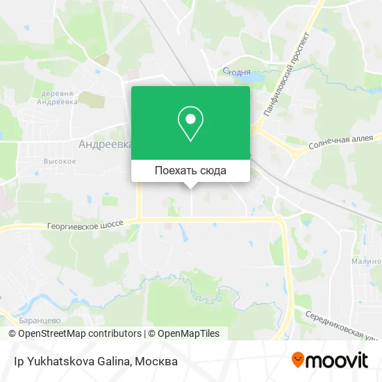Карта Ip Yukhatskova Galina
