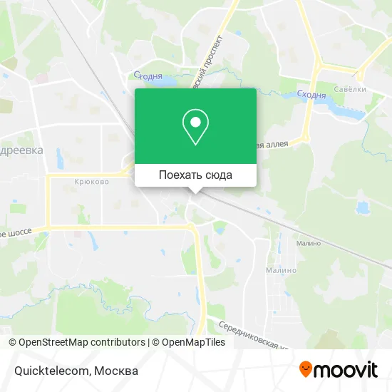 Карта Quicktelecom