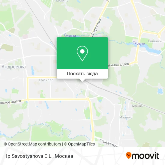 Карта Ip Savostyanova E.L.