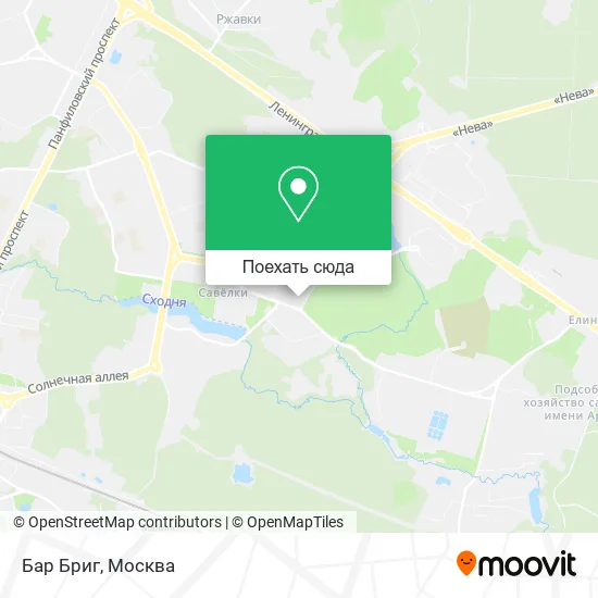 Карта Бар Бриг