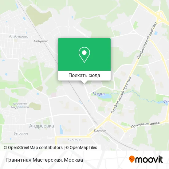 Карта Гранитная Мастерская