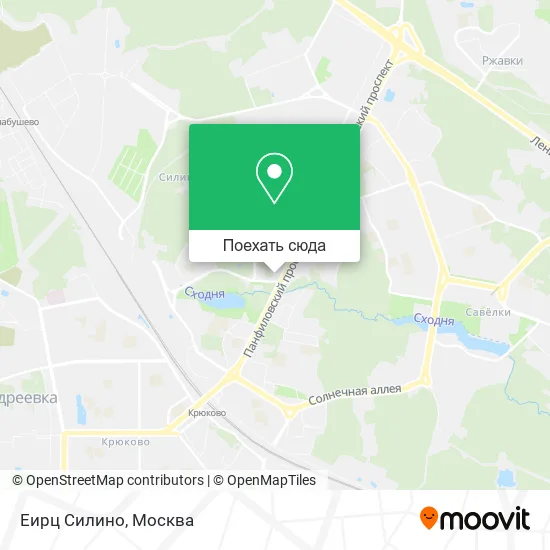 Карта Еирц Силино