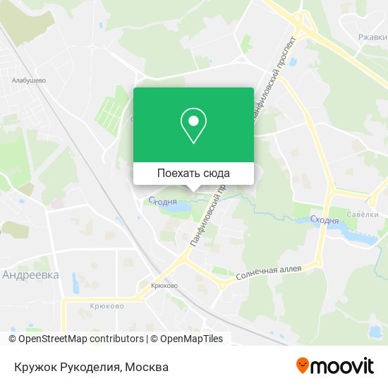 Карта Кружок Рукоделия