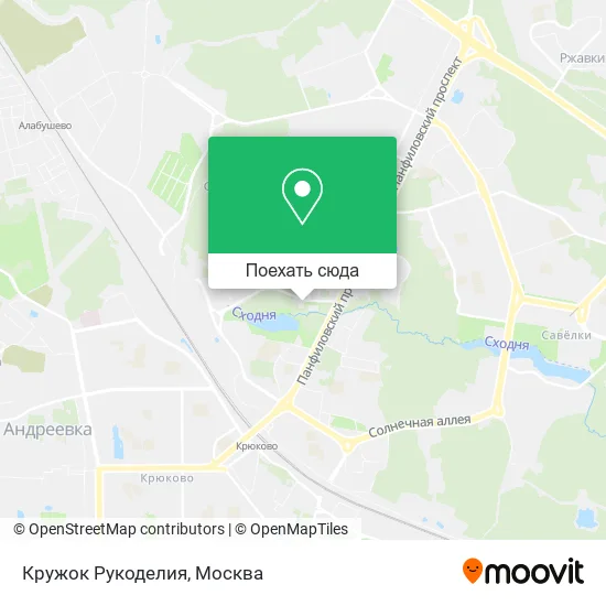 Карта Кружок Рукоделия