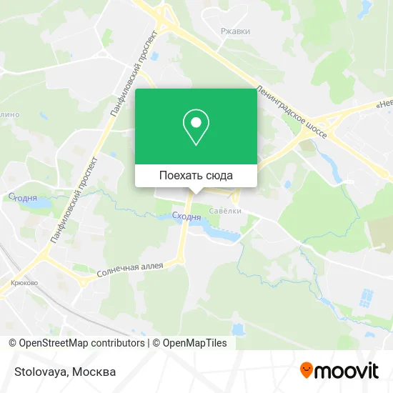 Карта Stolovaya