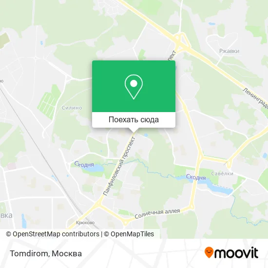 Карта Tomdirom