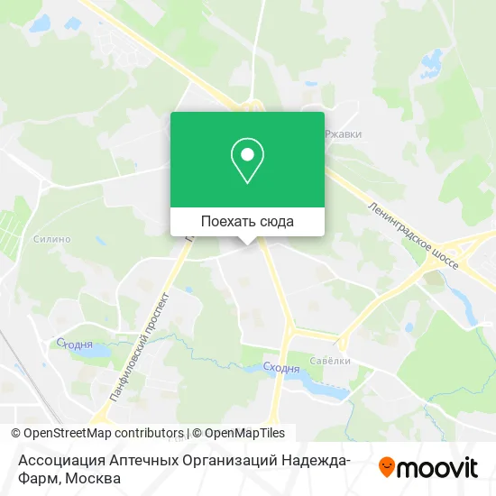 Карта Ассоциация Аптечных Организаций Надежда-Фарм