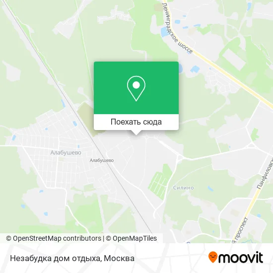 Карта Незабудка дом отдыха