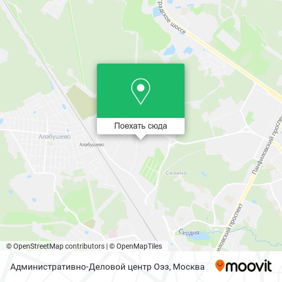 Карта Административно-Деловой центр Оэз