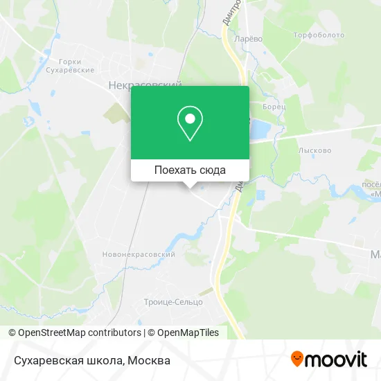 Карта Сухаревская школа