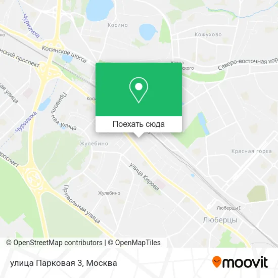 Карта улица Парковая 3