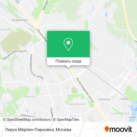 Карта Леруа Мерлен-Парковка