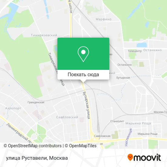 Карта улица Руставели