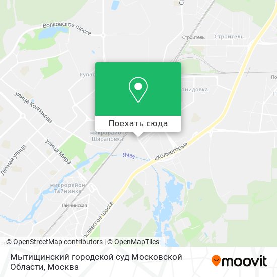 Карта Мытищинский городской суд Московской Области