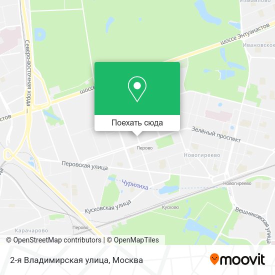 Карта 2-я Владимирская улица