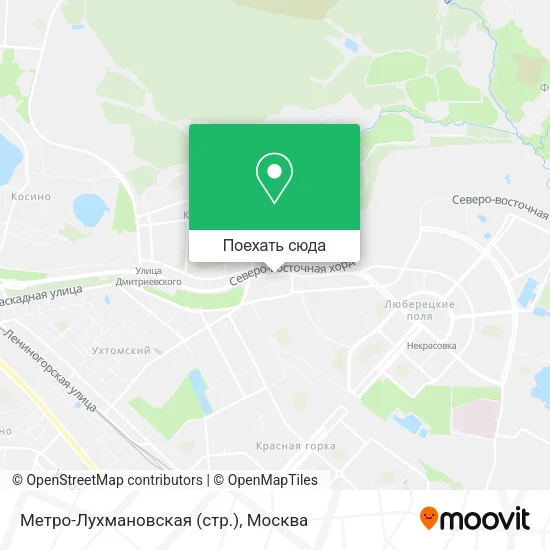 Карта Метро-Лухмановская (стр.)