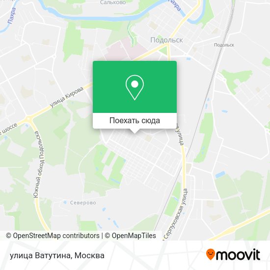 Карта улица Ватутина