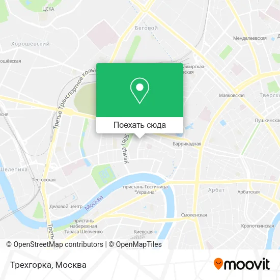 Карта Трехгорка