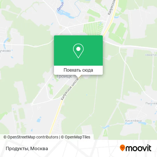 Карта Продукты