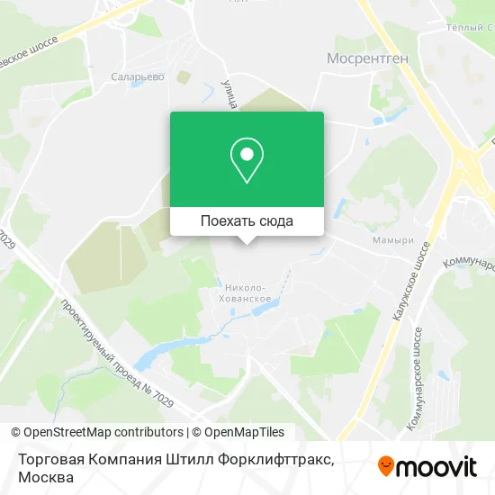 Карта Торговая Компания Штилл Форклифттракс