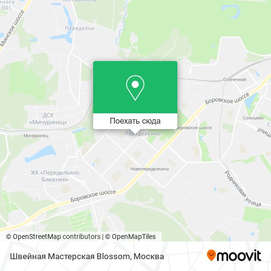 Карта Швейная Мастерская Blossom