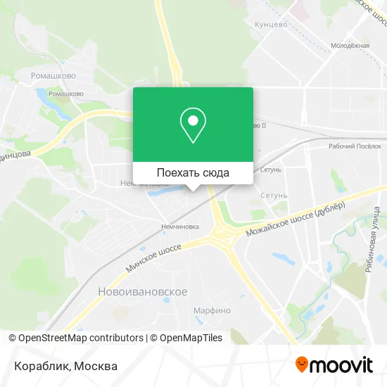 Карта Кораблик