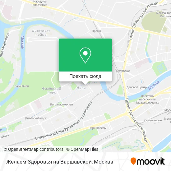 Карта Желаем Здоровья на Варшавской