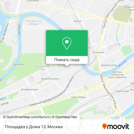 Карта Площадка у Дома 13