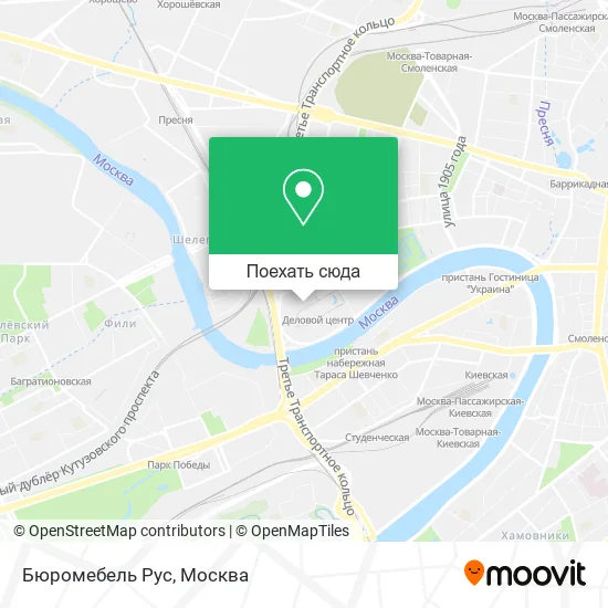 Карта Бюромебель Рус