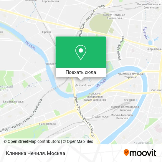 Карта Клиника Чечиля