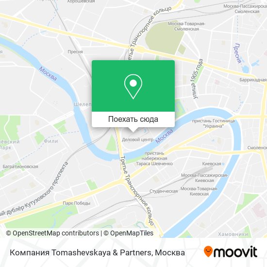 Карта Компания Tomashevskaya & Partners