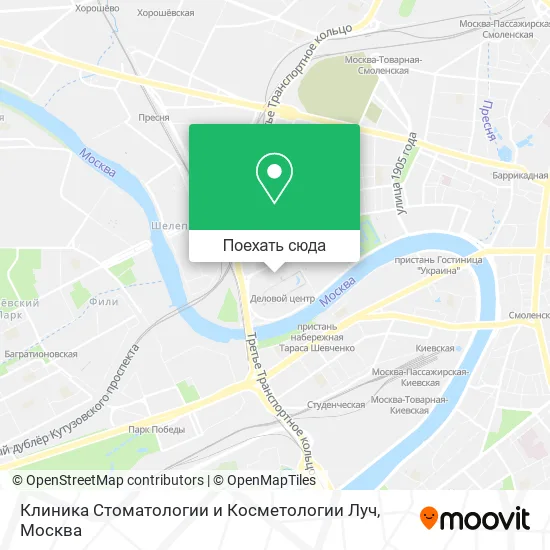 Карта Клиника Стоматологии и Косметологии Луч