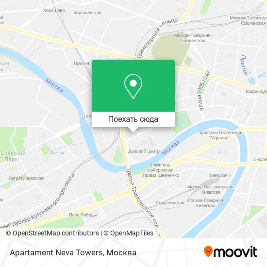 Карта Apartament Neva Towers