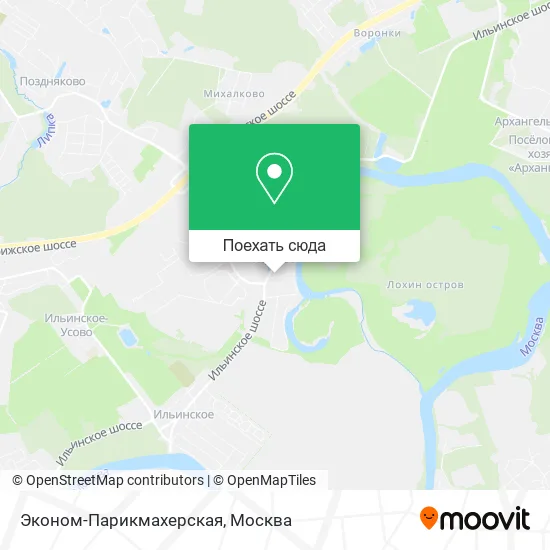 Карта Эконом-Парикмахерская
