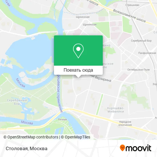 Карта Столовая