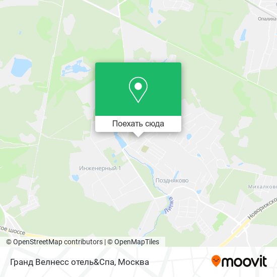 Карта Гранд Велнесс отель&Спа