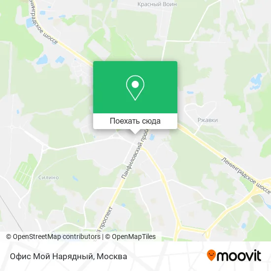Карта Офис Мой Нарядный