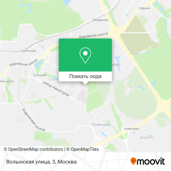 Карта Волынская улица, 3