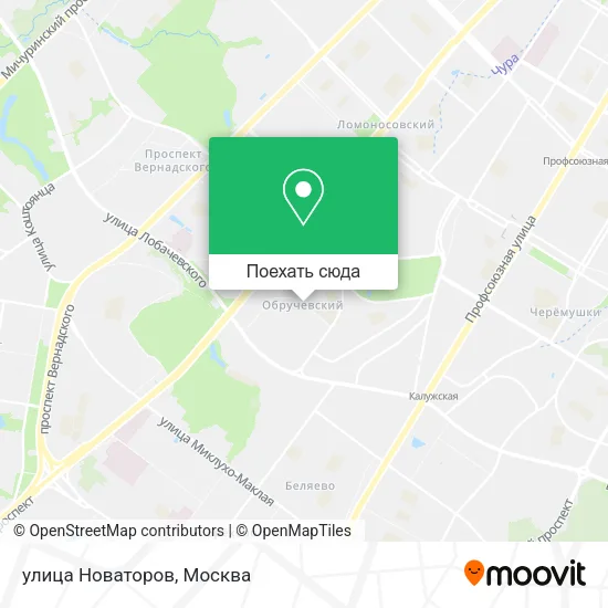 Карта улица Новаторов