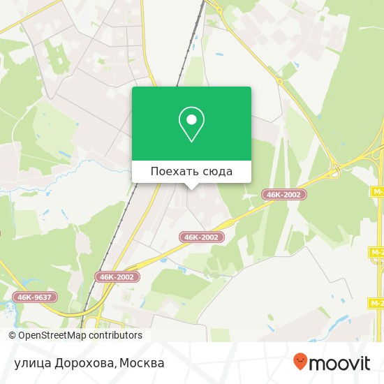 Карта улица Дорохова