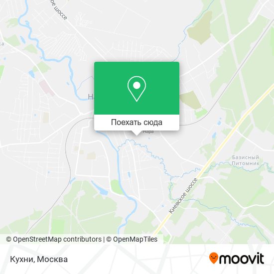 Карта Кухни