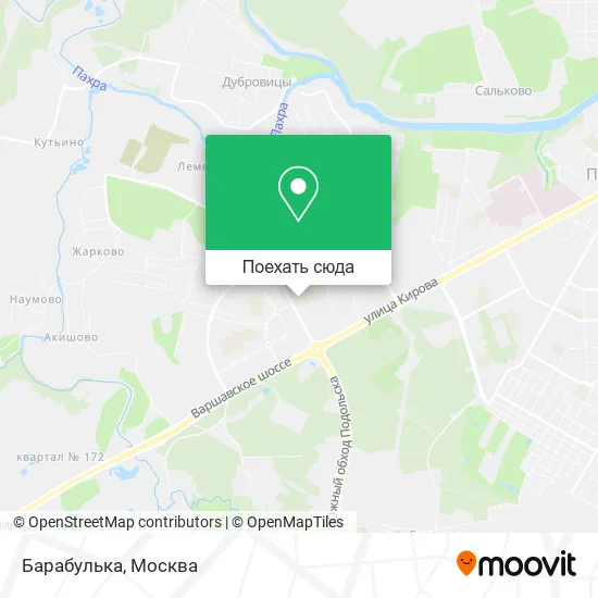 Карта Барабулька